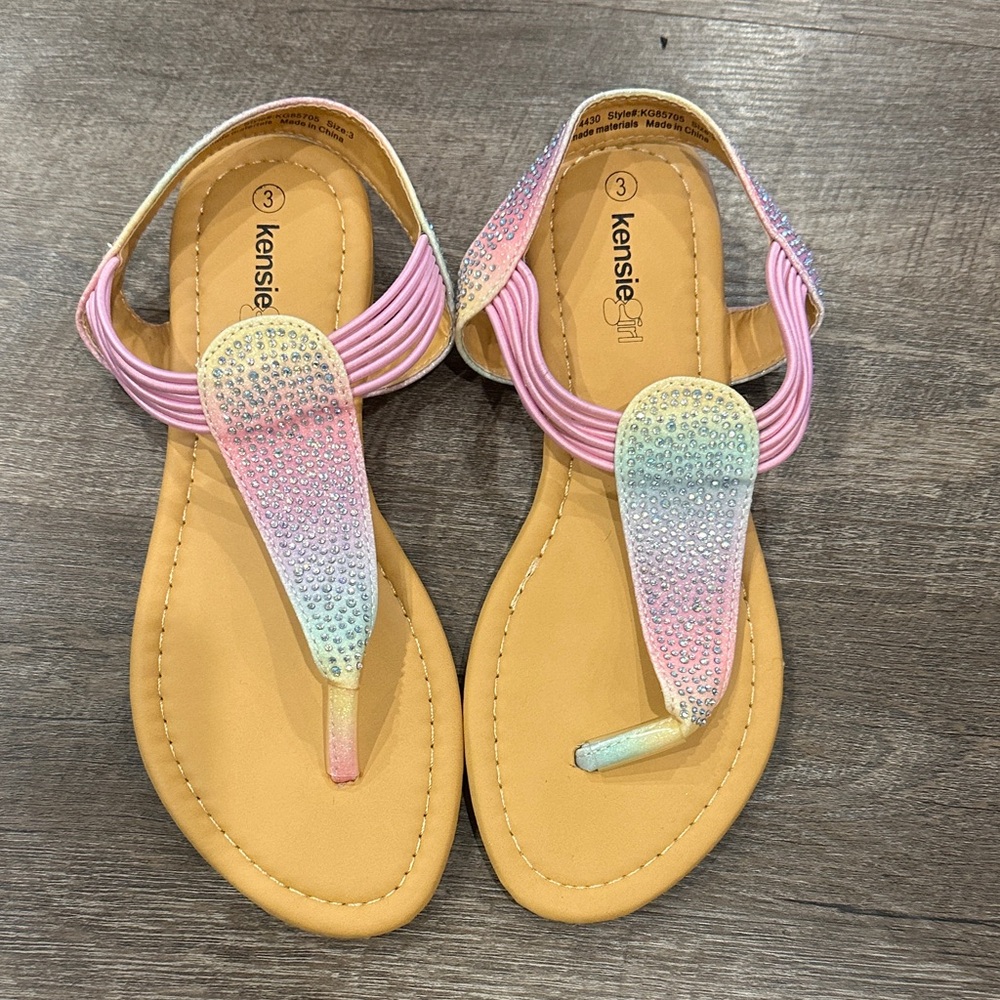 Kensie Girl Pastel Gradient Sandals